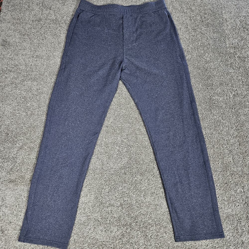 Public Rec Daymaker Pants Mens 32X29.5 (Tag 34X32) Heather Navy Tapered Stretch